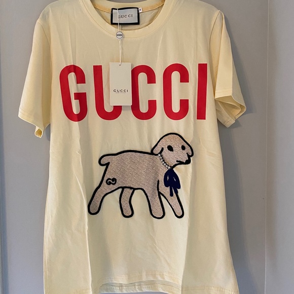 gucci sheep shirt